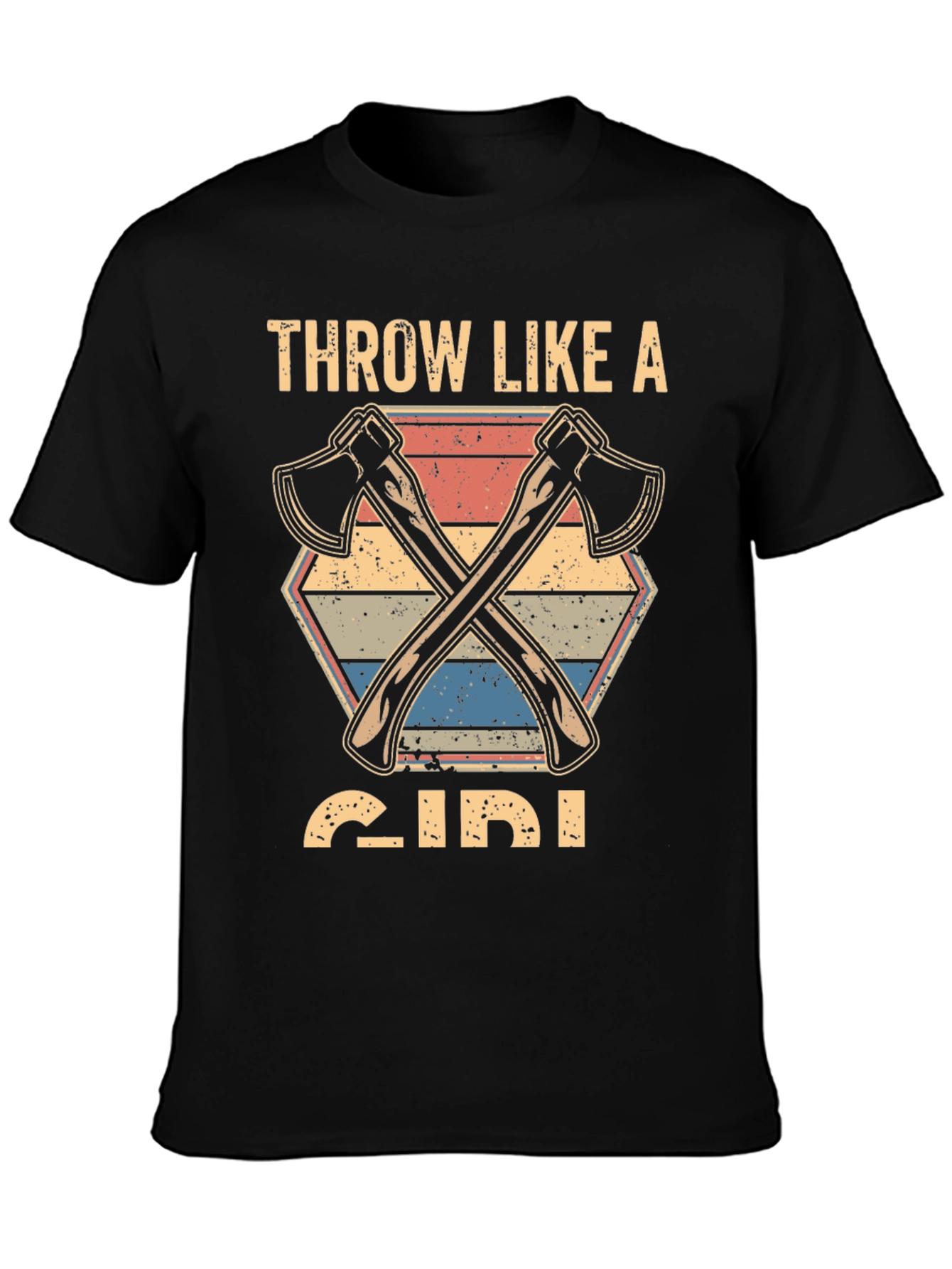 Throw Like A Girl Axe T-Shirt