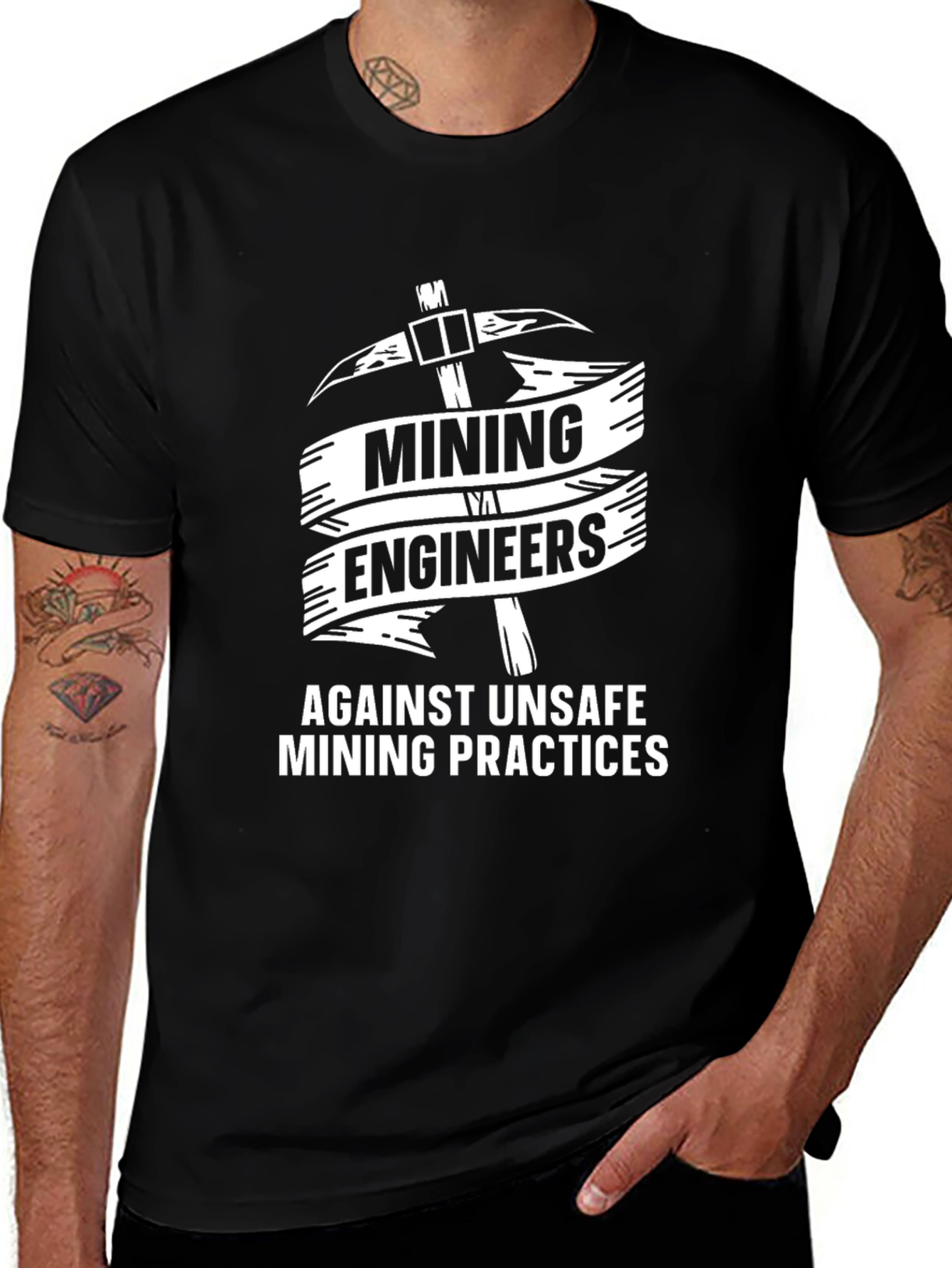 Mining Engineers Against Unsafe Practices T-Shirt