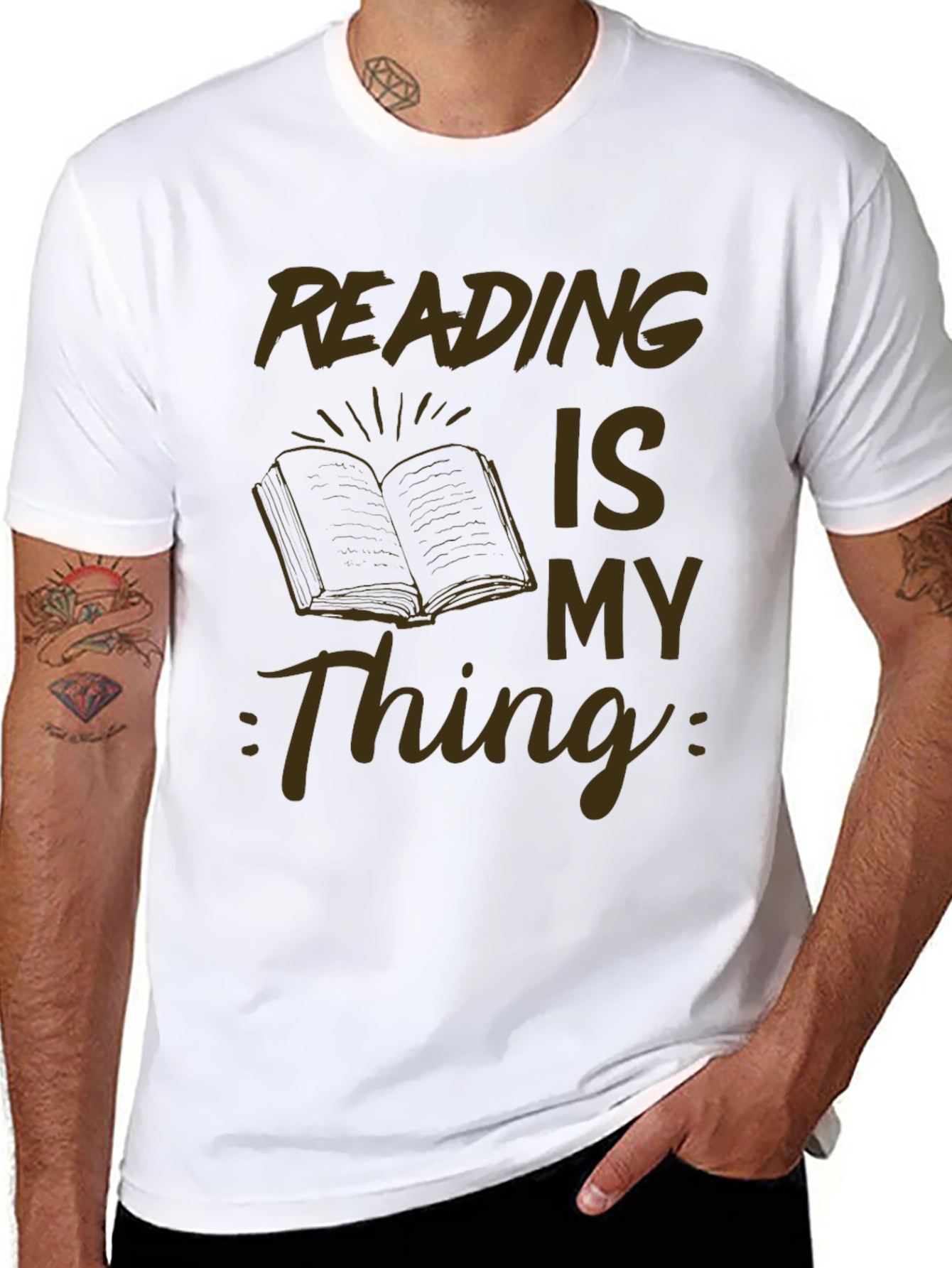 Reading Is My Thing Graphic T-Shirt
