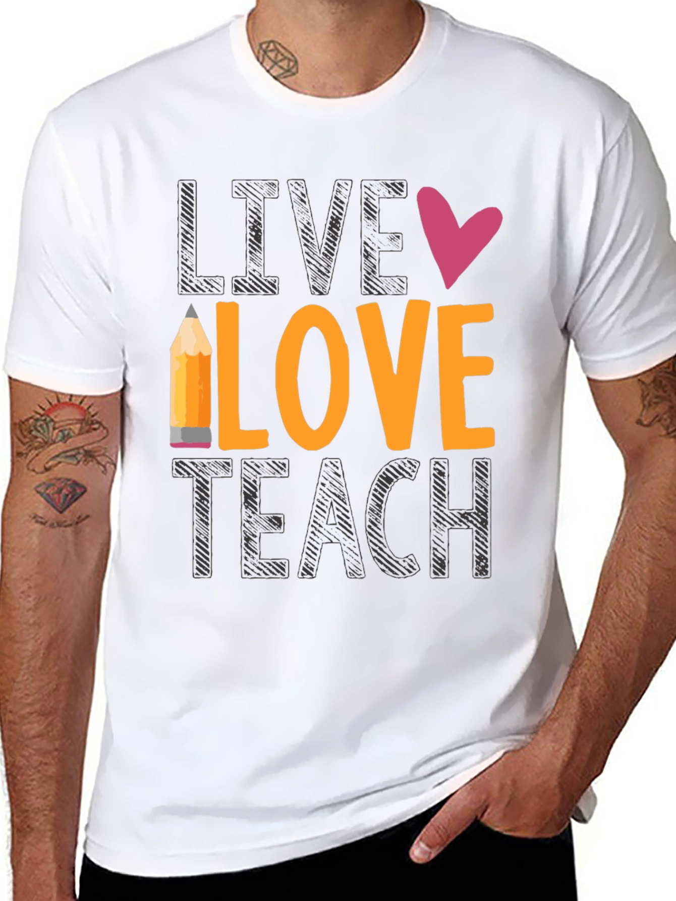 Live Love Teach Graphic Tee