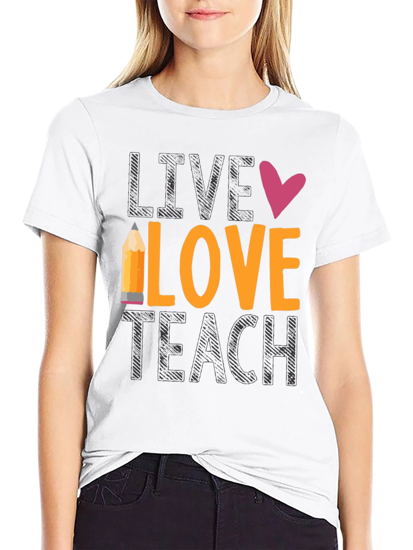 Live Love Teach Graphic Tee