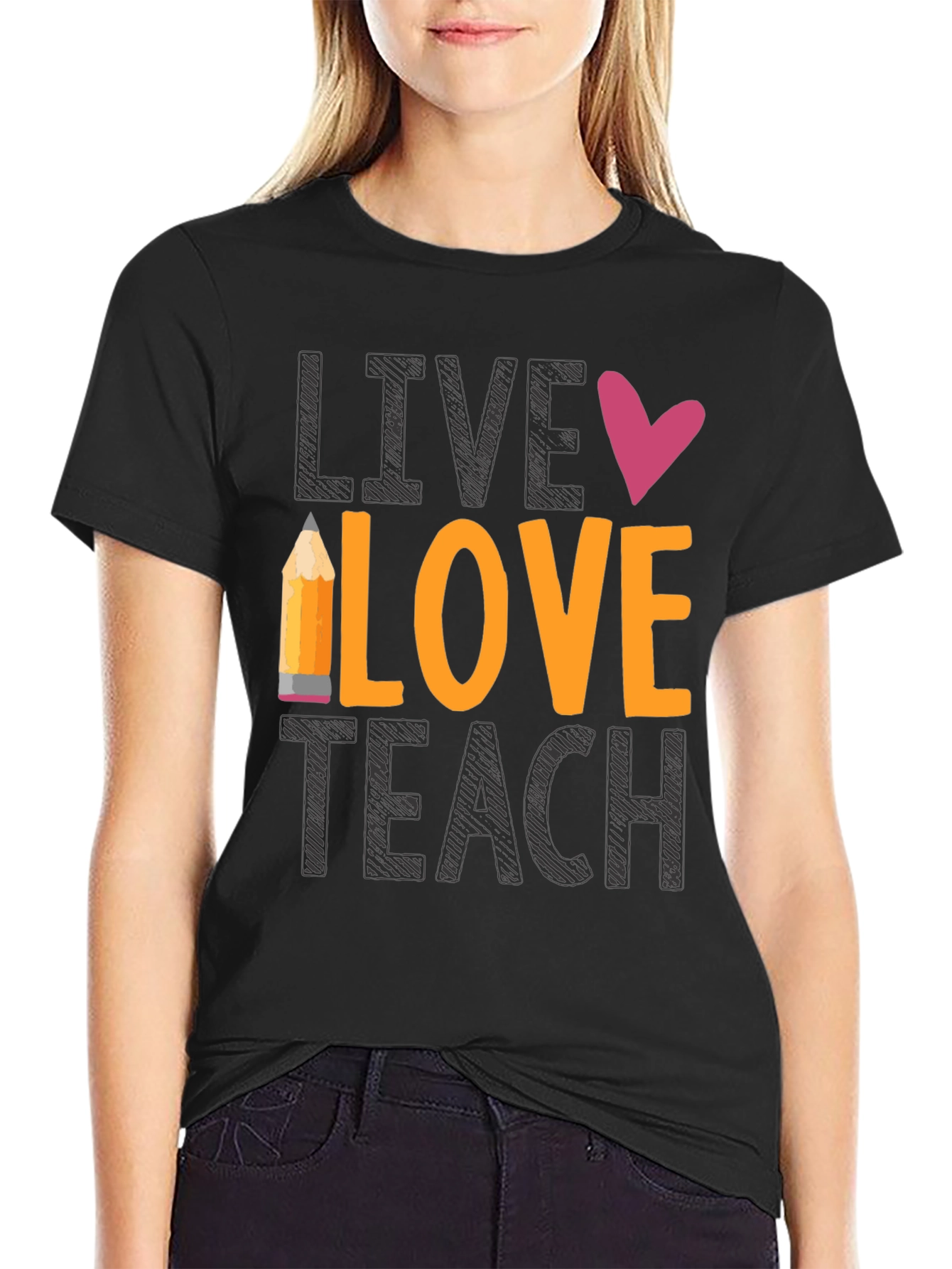 Live Love Teach Graphic Tee