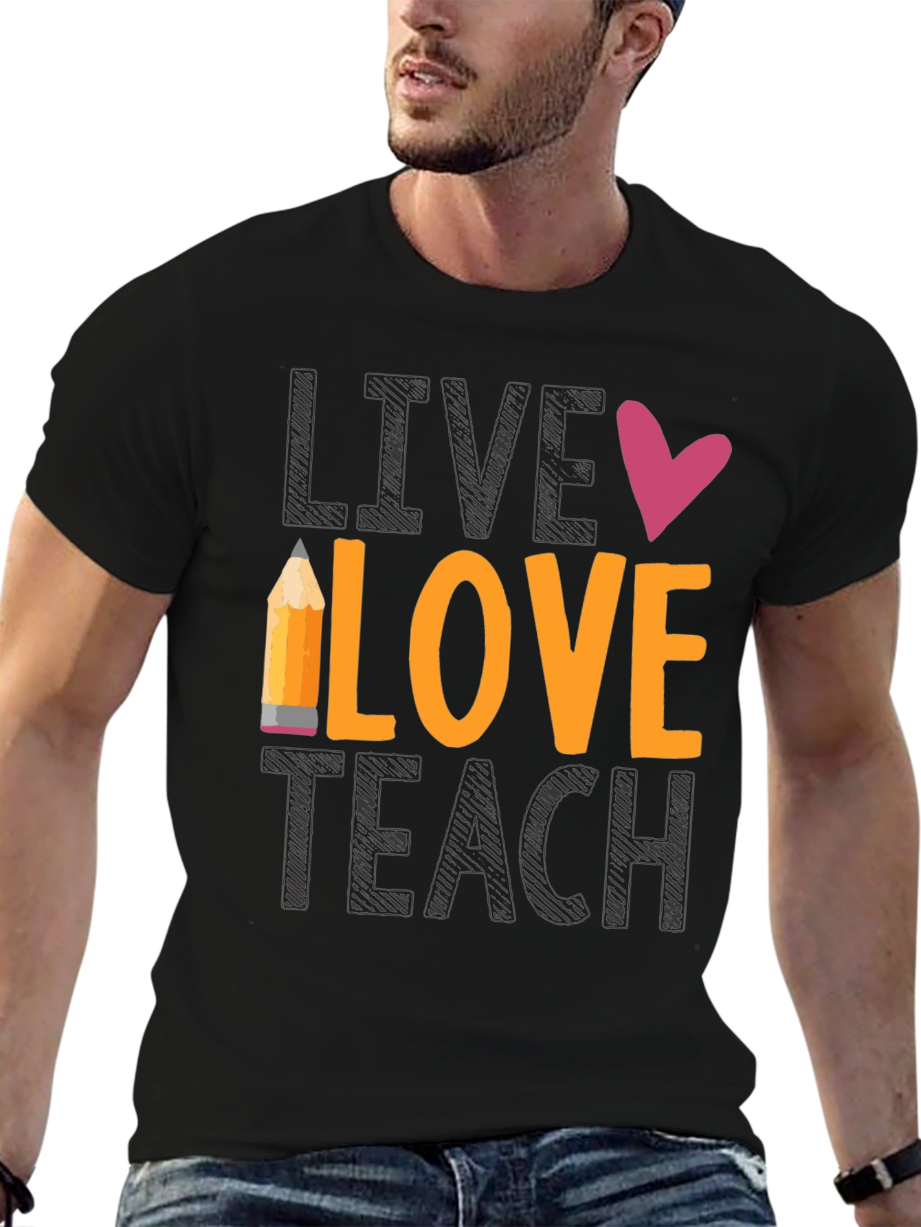Live Love Teach Graphic Tee