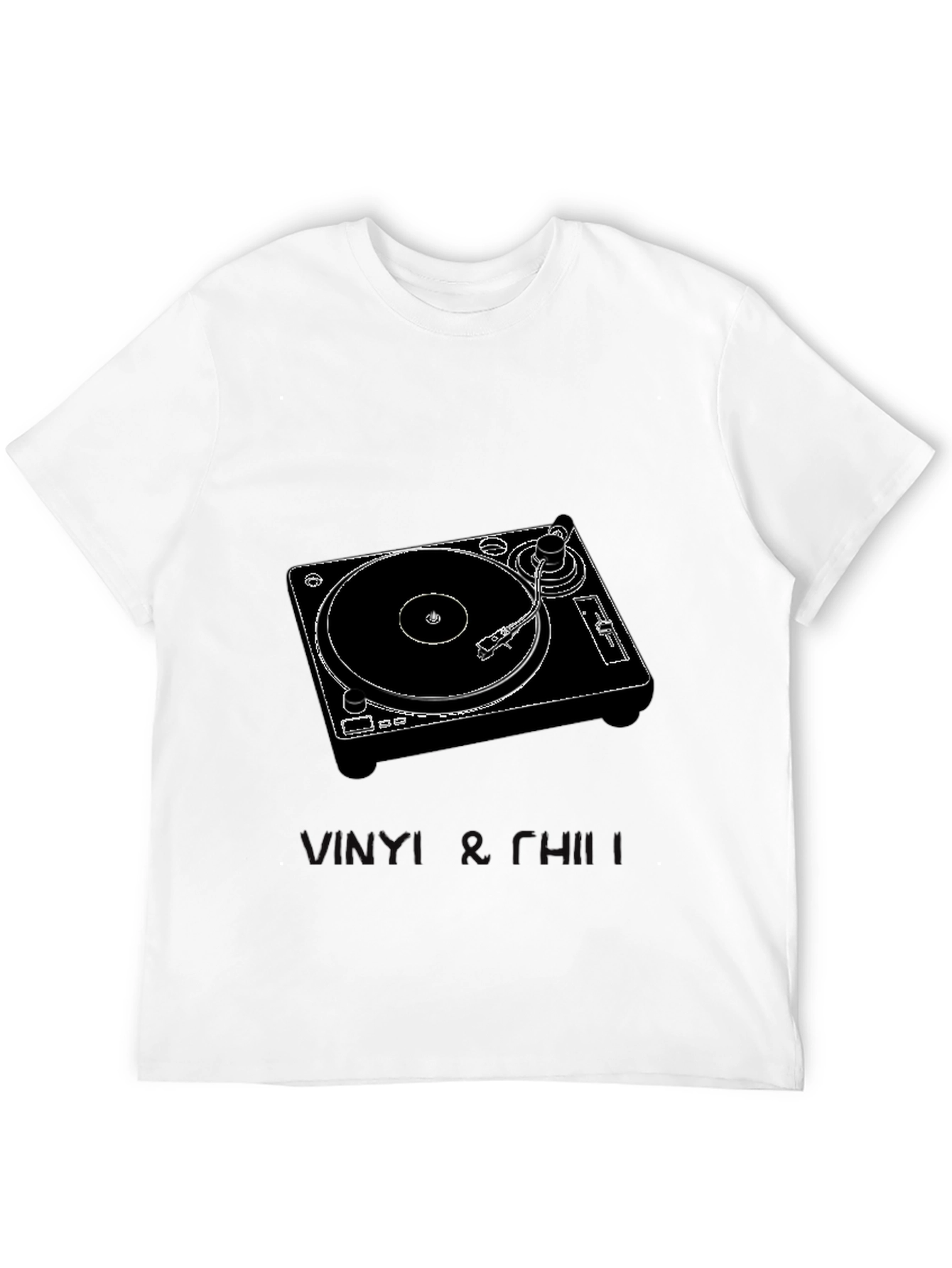 Vinyl Record Player Graphic T-Shirt