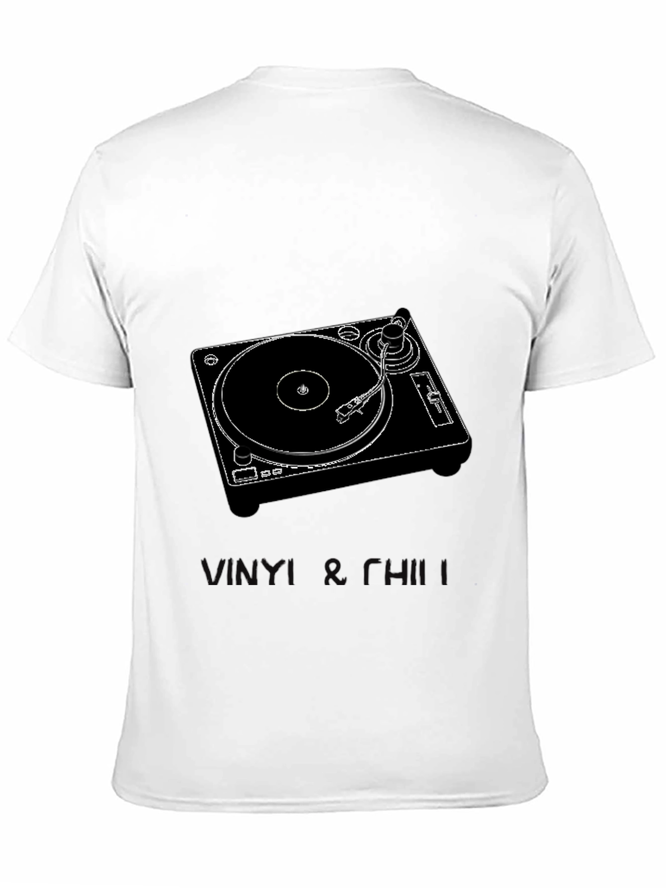 Vinyl Record Player Graphic T-Shirt