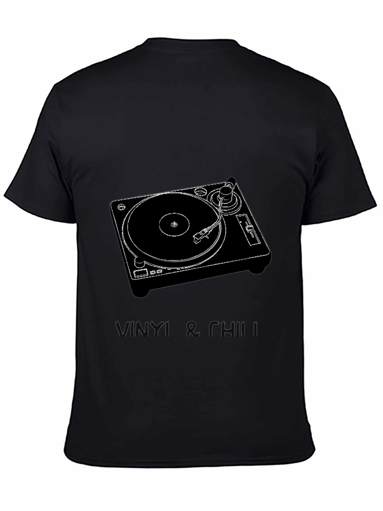 Vinyl Record Player Graphic T-Shirt