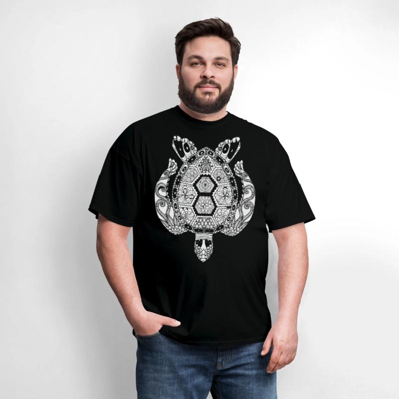 Turtle black and white t-shirt