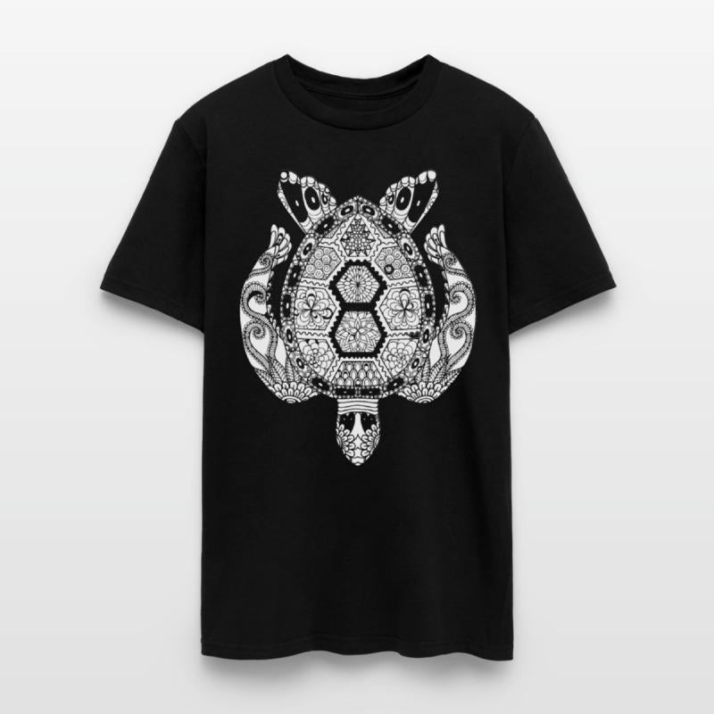 Turtle black and white t-shirt