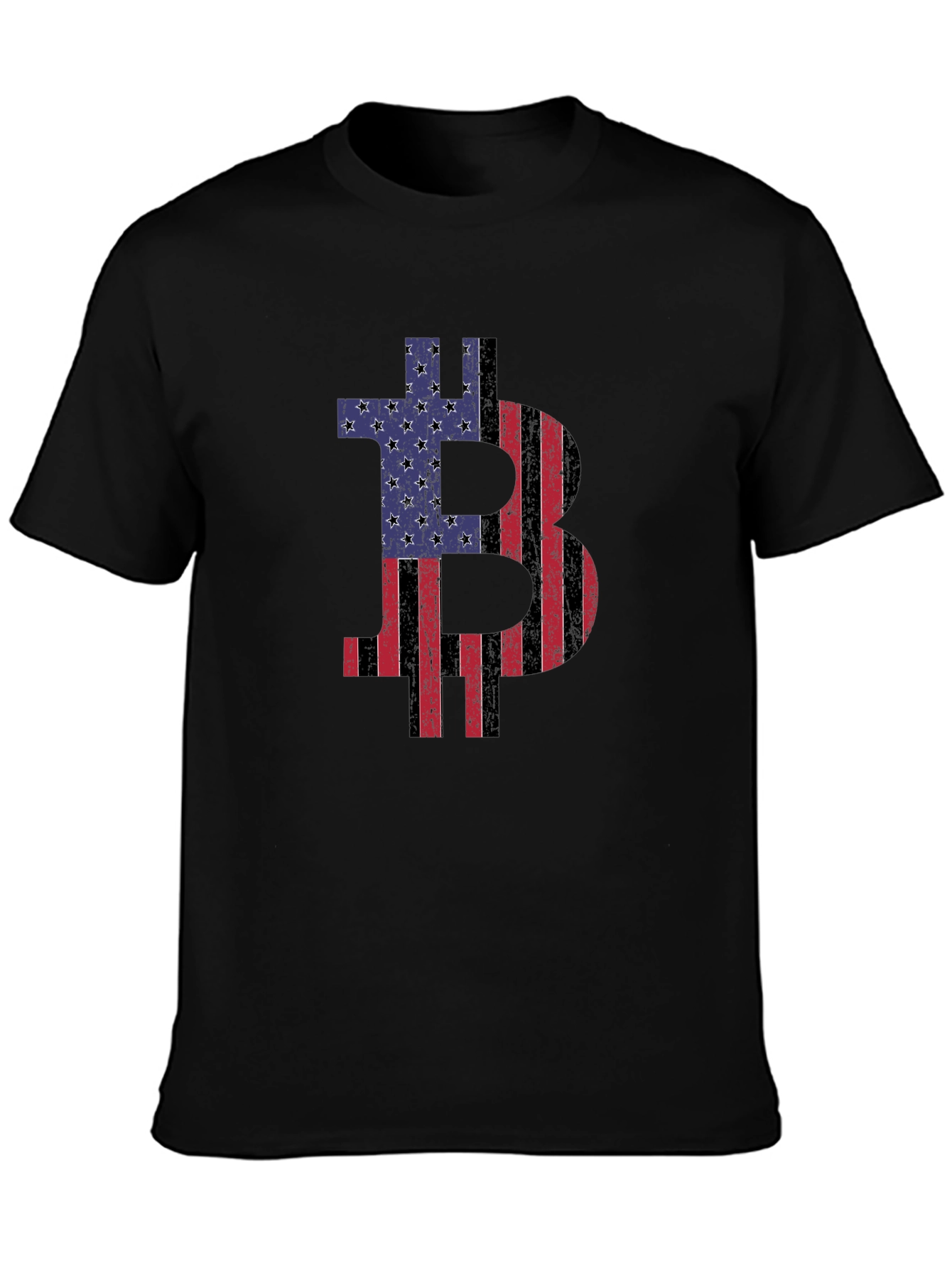 American Flag Bitcoin T-Shirt