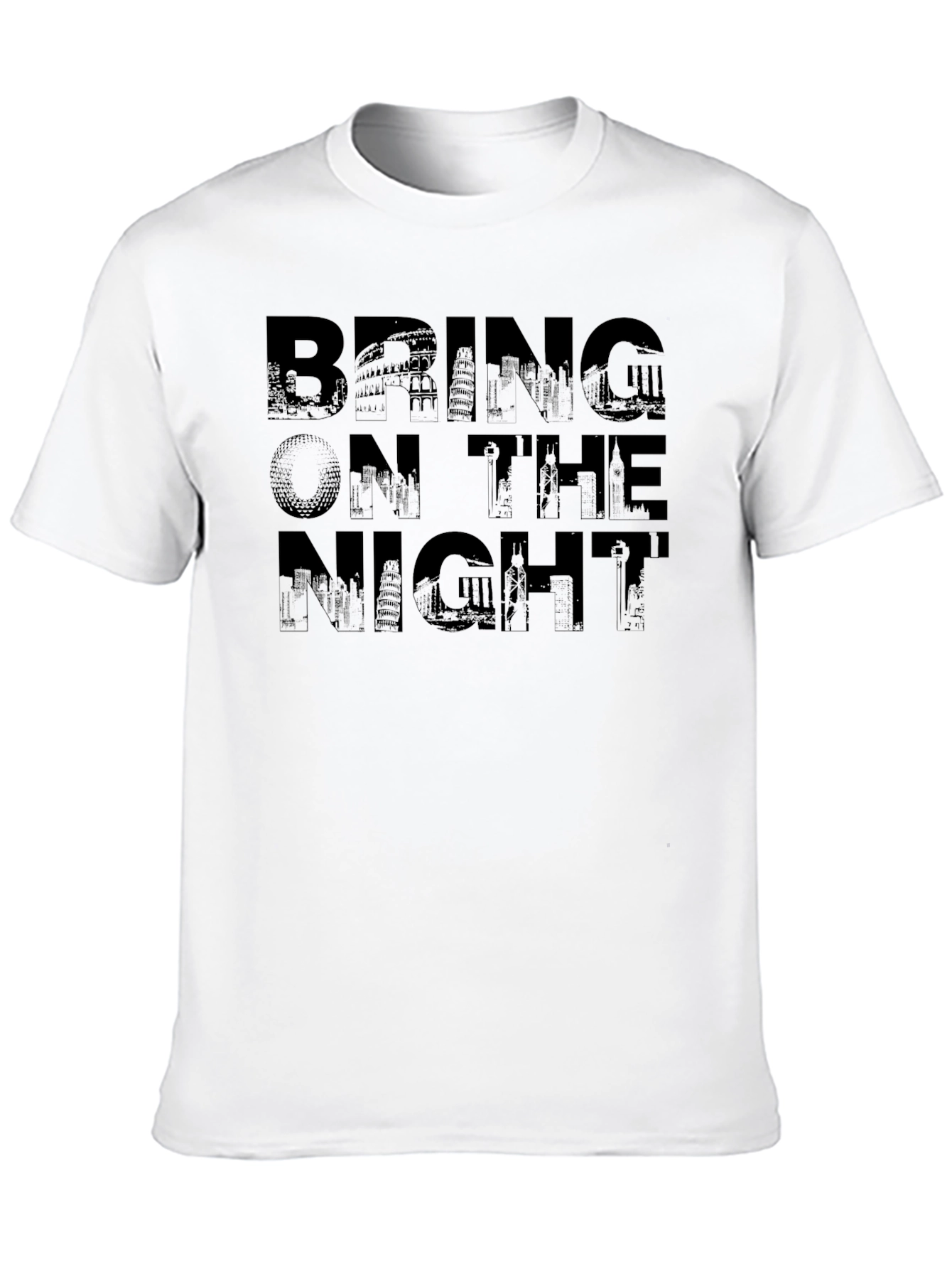 Bring On The Night Graphic Tee - Black