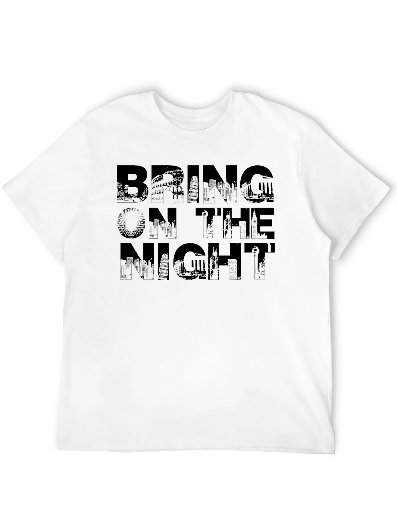 Bring On The Night Graphic Tee - Black