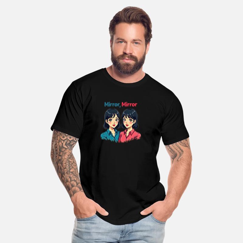 Two Anime Girls with Mirror Effect