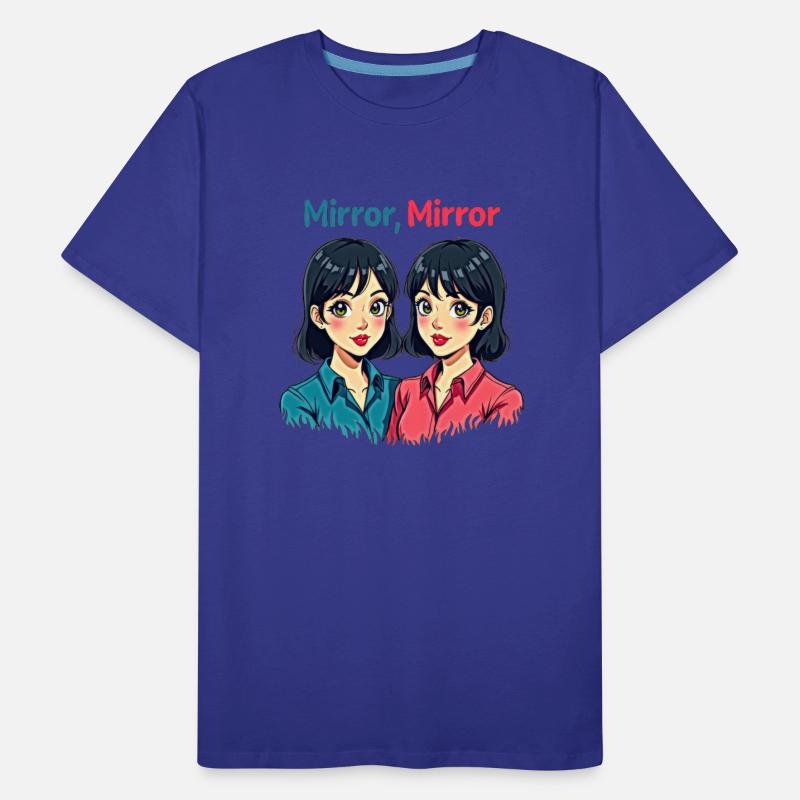 Two Anime Girls with Mirror Effect