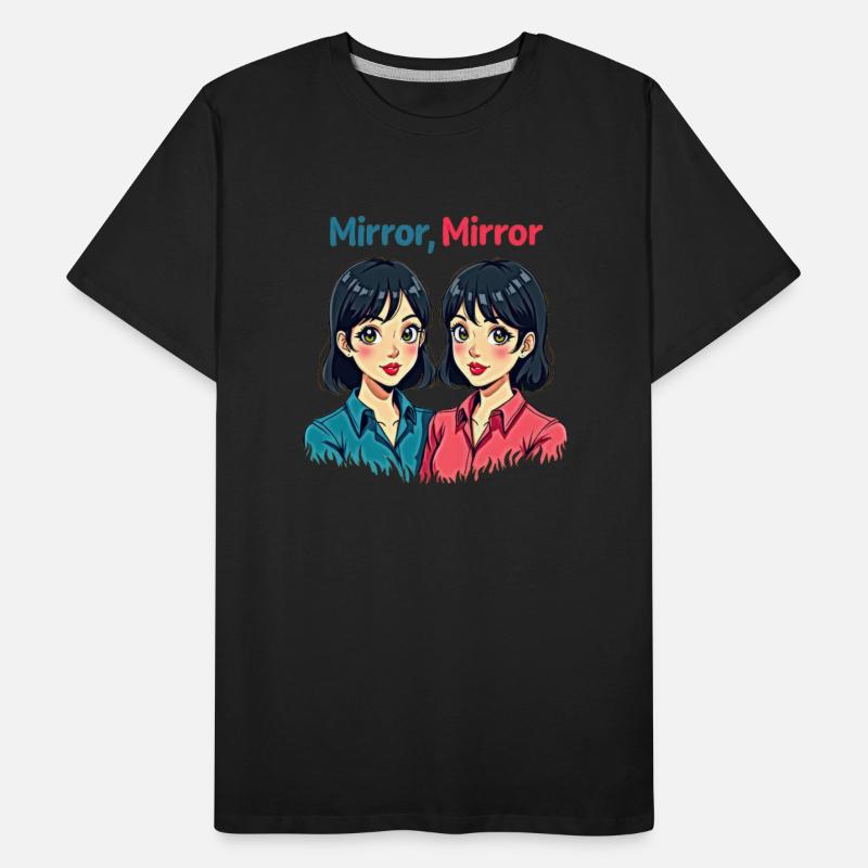 Two Anime Girls with Mirror Effect