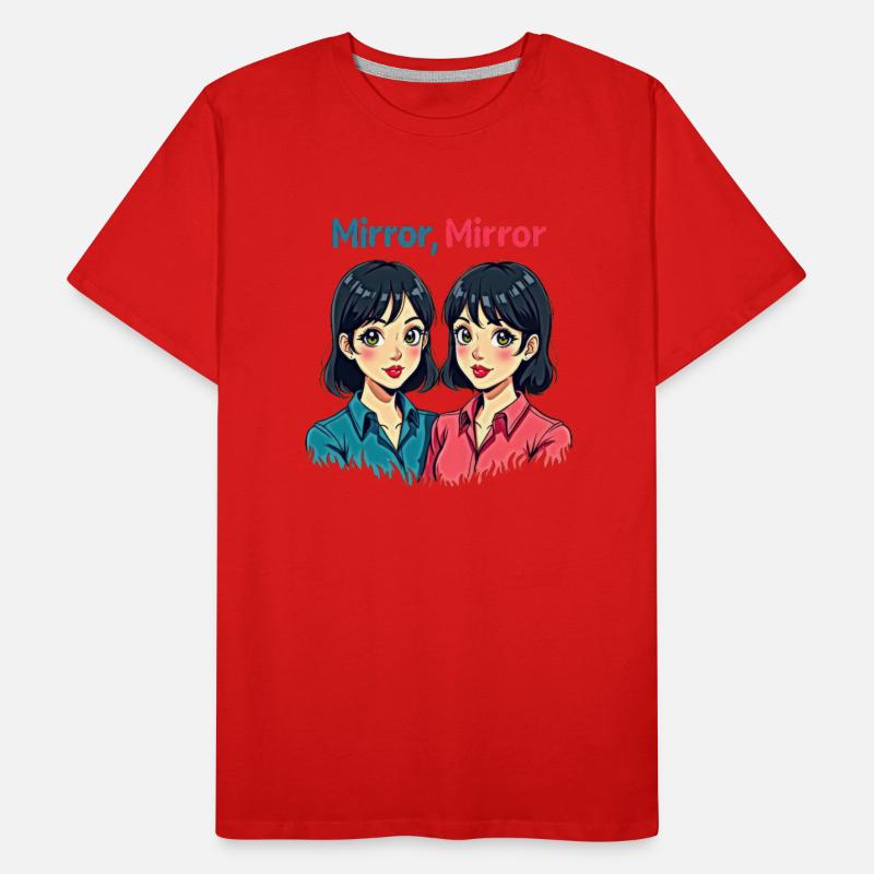 Two Anime Girls with Mirror Effect