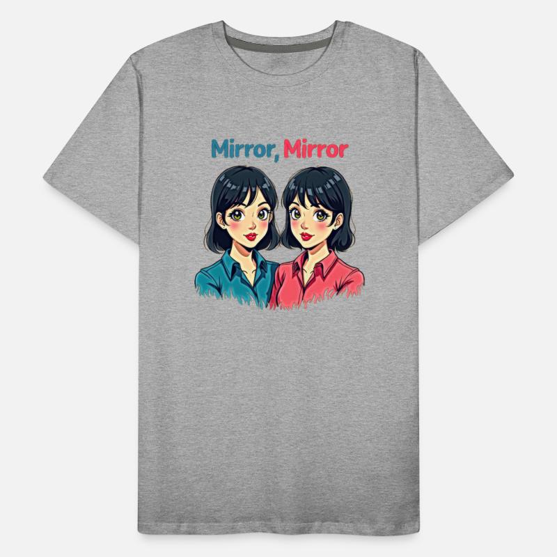 Two Anime Girls with Mirror Effect