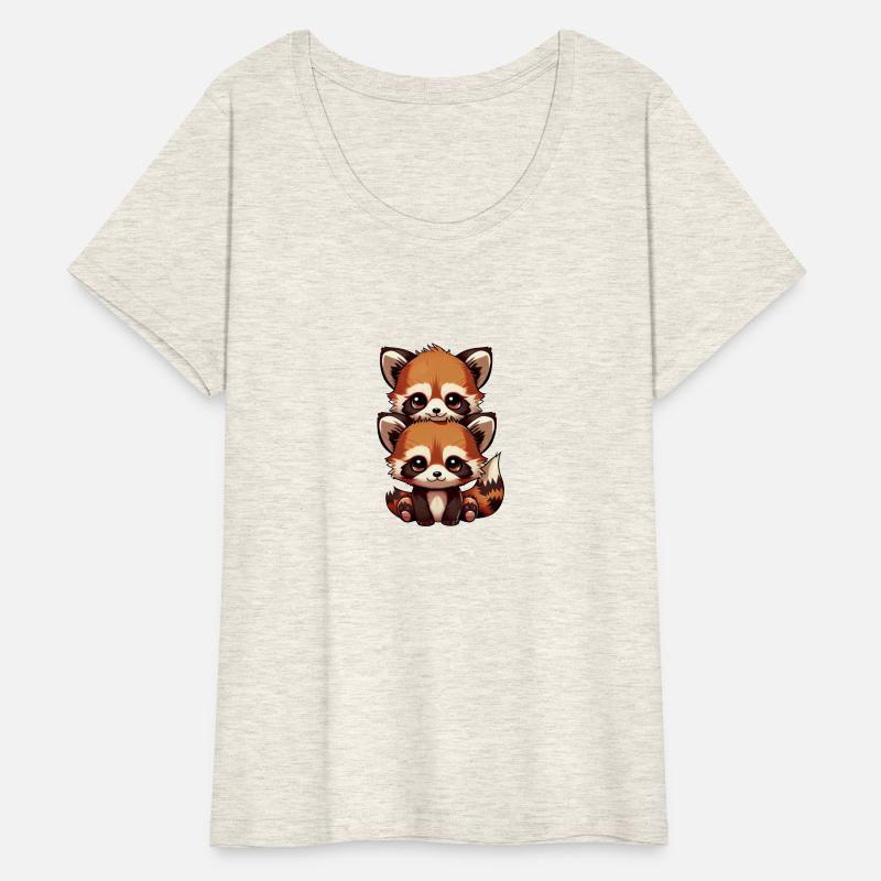 Two red pandas brother sister panda animal baby