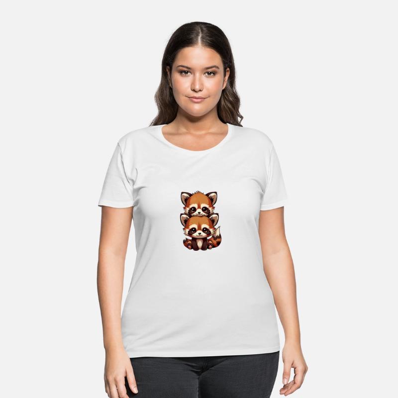 Two red pandas brother sister panda animal baby