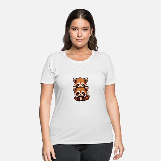 Two red pandas brother sister panda animal baby