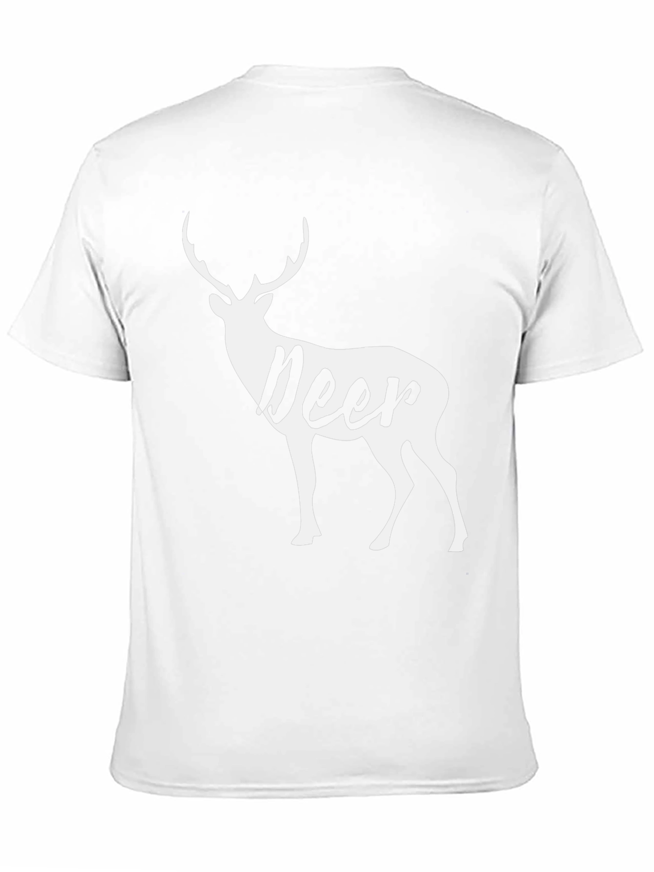 Deer Graphic Black T-Shirt