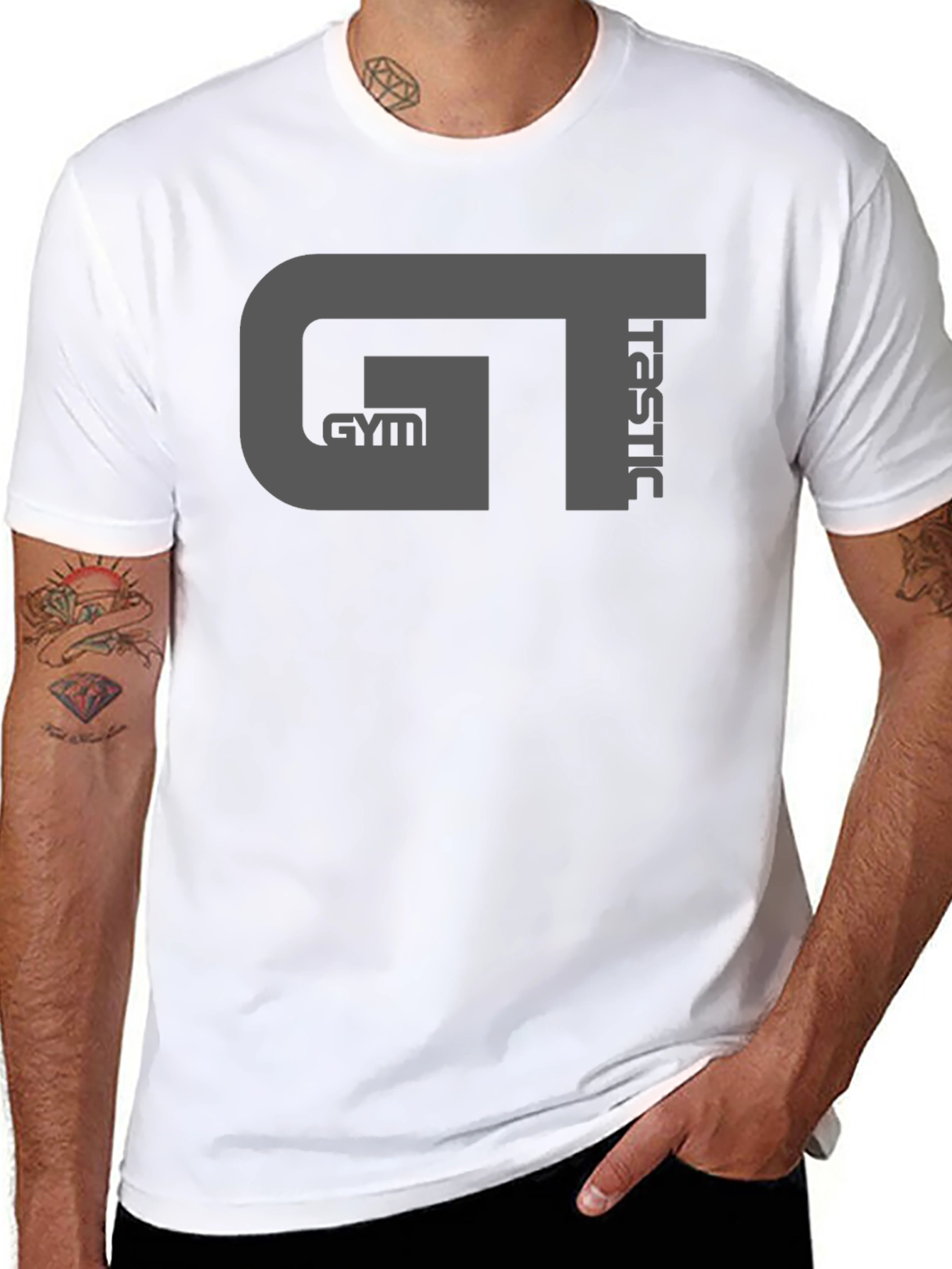 GT Gym T-Shirt - Tastic Black Tee