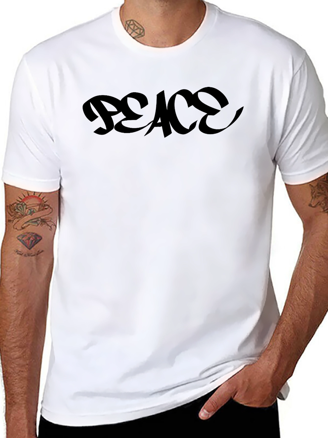 Peace Graphic Tee - Stylish Comfort