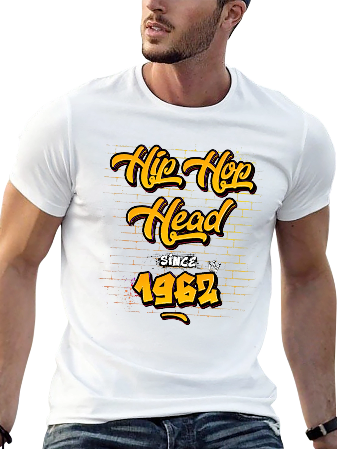 Hip Hop Head Since 1962 Graphic Tee
