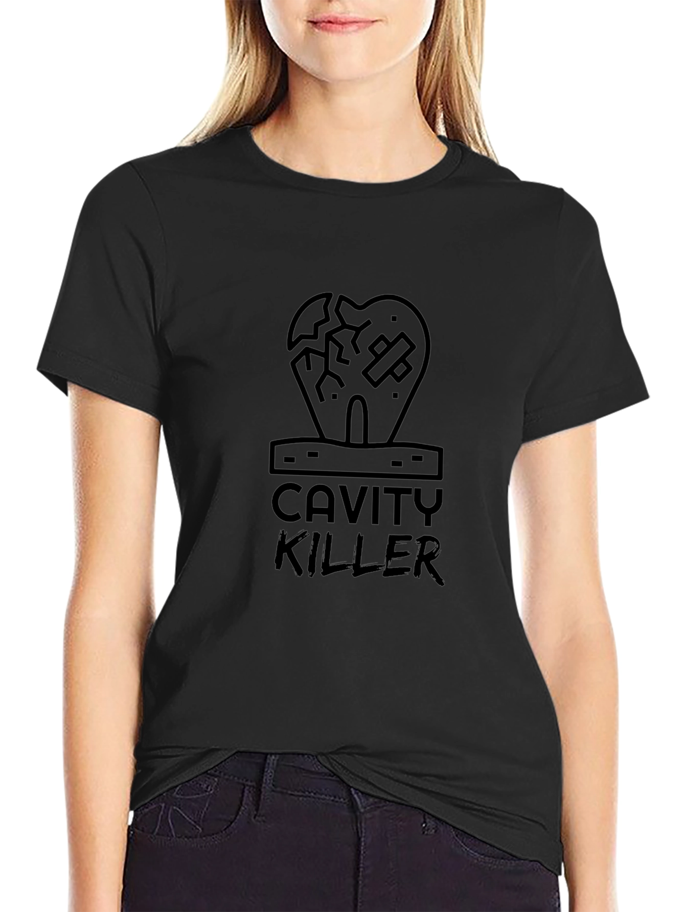 Cavity Killer Graphic T-Shirt - Black