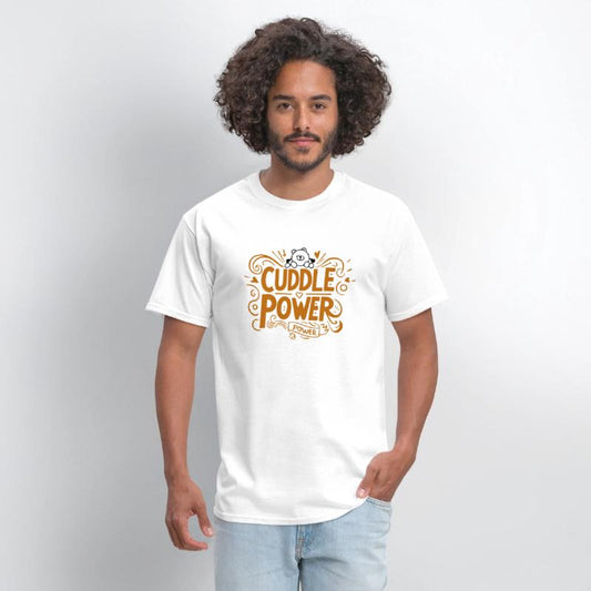 Typography T Shirt Design Cuddle Power