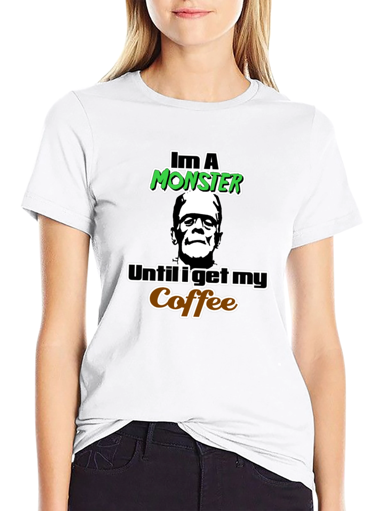 Monster Coffee T-Shirt - Frankenstein Graphic Tee