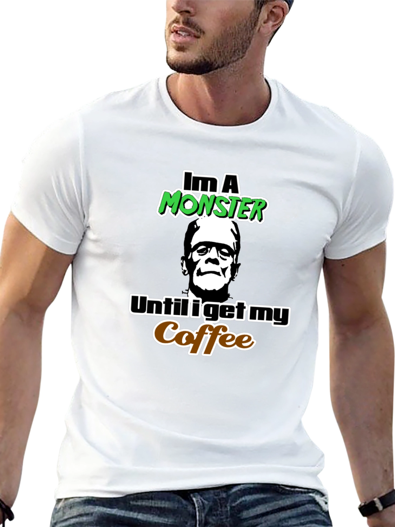 Monster Coffee T-Shirt - Frankenstein Graphic Tee