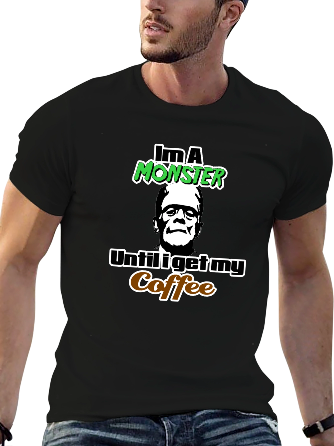 Monster Coffee T-Shirt - Frankenstein Graphic Tee