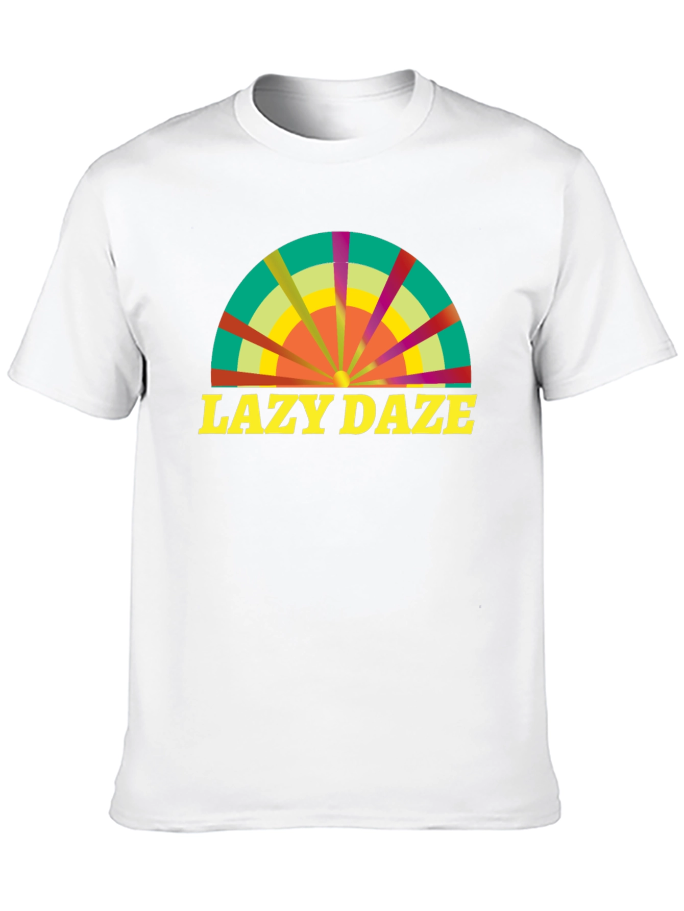 Lazy Daze Graphic Tee - Retro Style
