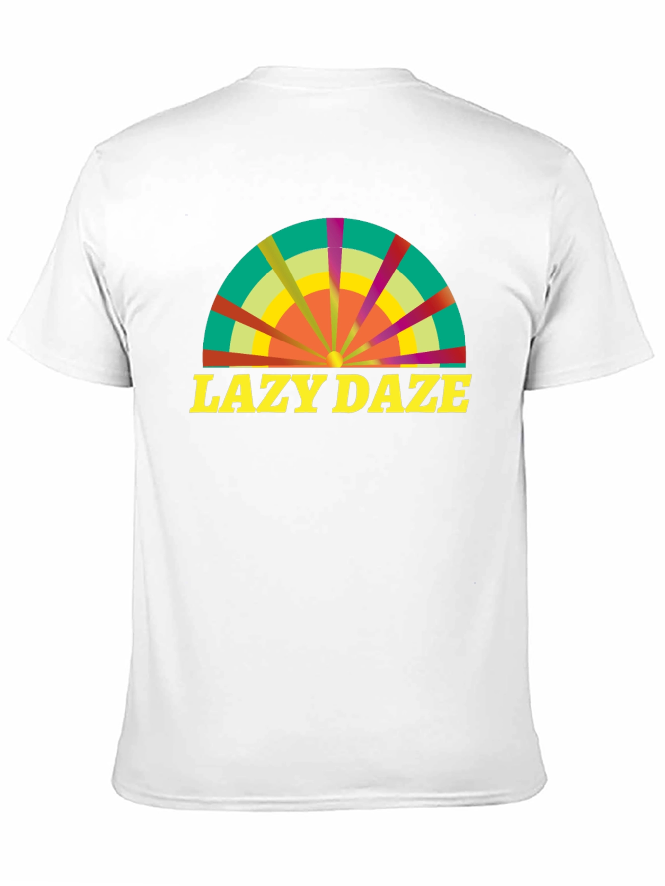Lazy Daze Graphic Tee - Retro Style