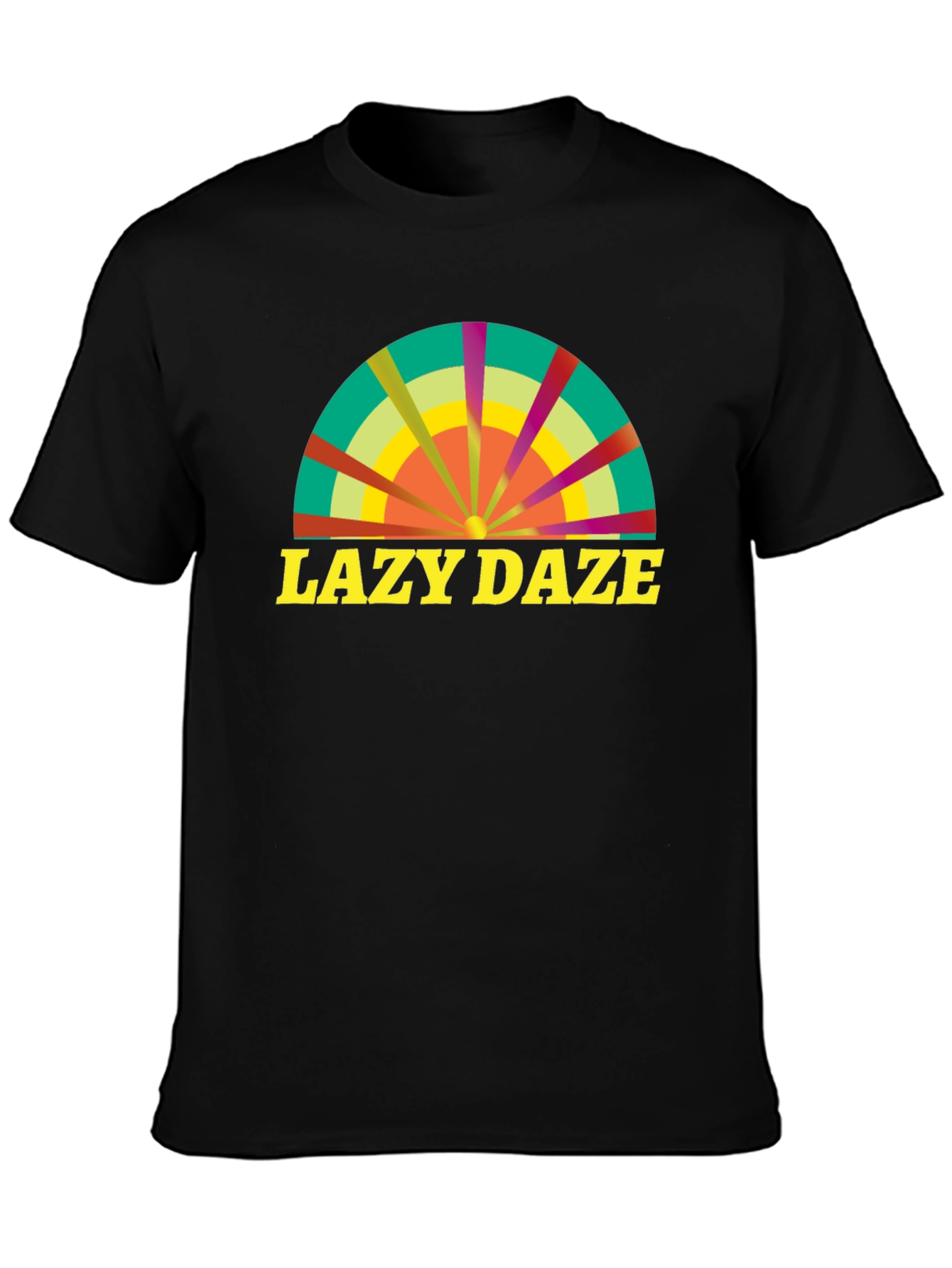 Lazy Daze Graphic Tee - Retro Style