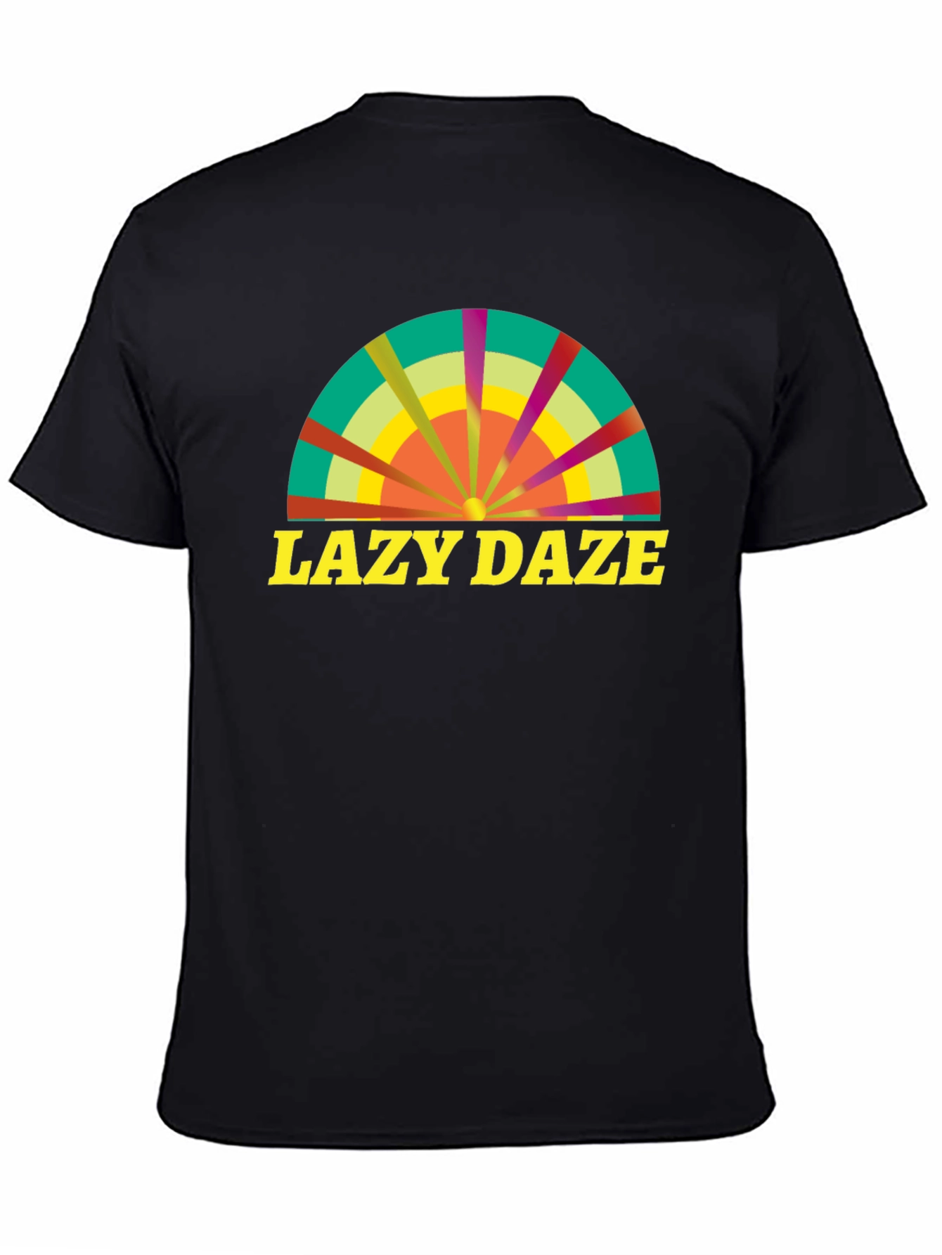 Lazy Daze Graphic Tee - Retro Style