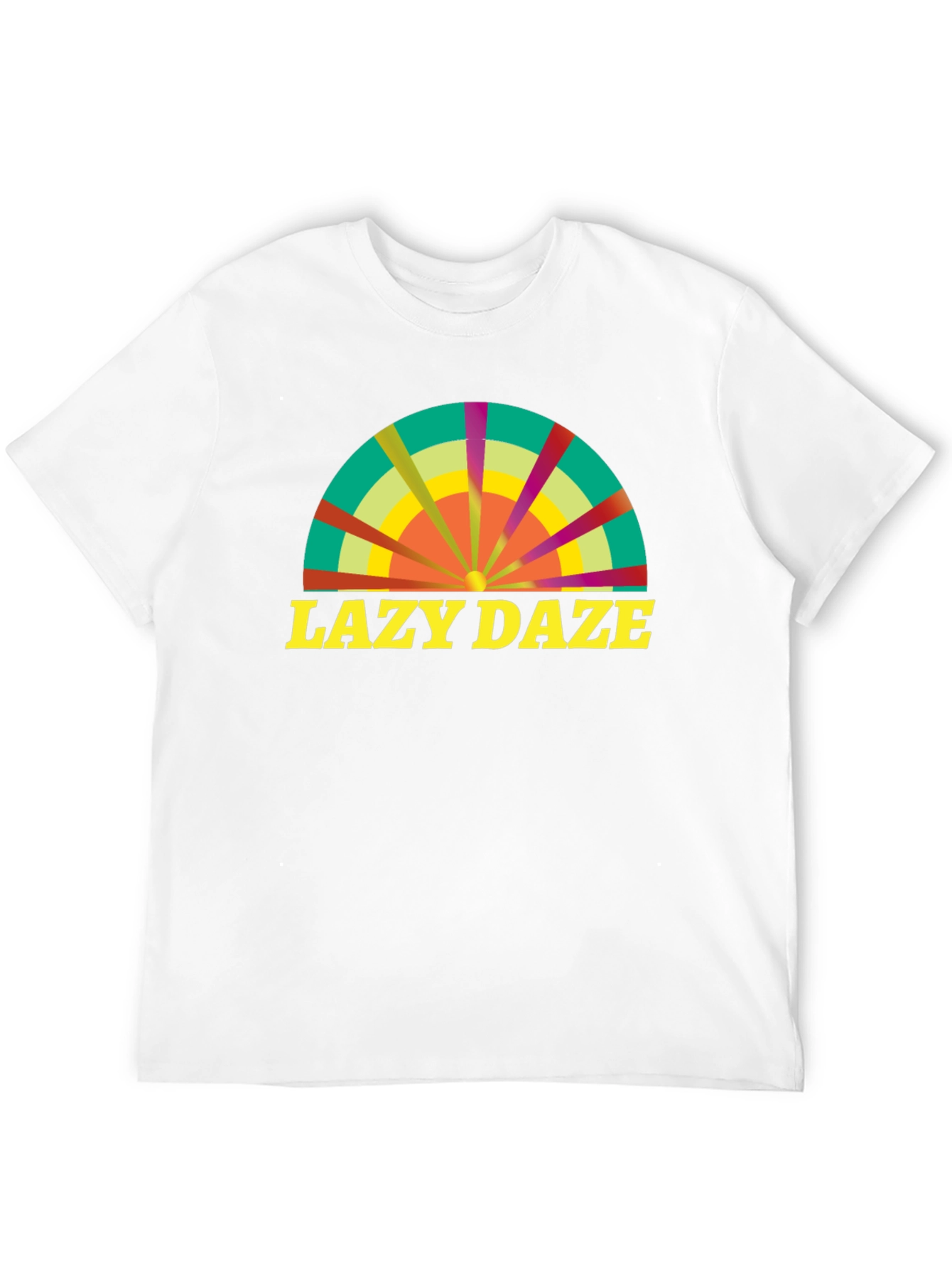 Lazy Daze Graphic Tee - Retro Style