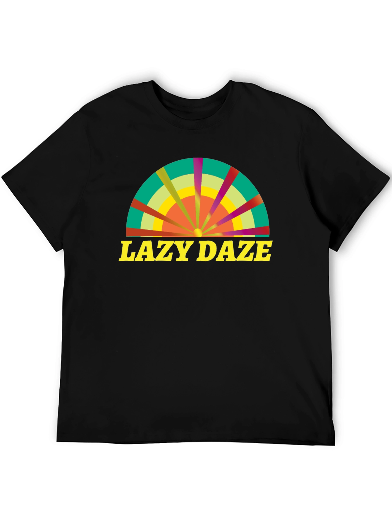 Lazy Daze Graphic Tee - Retro Style