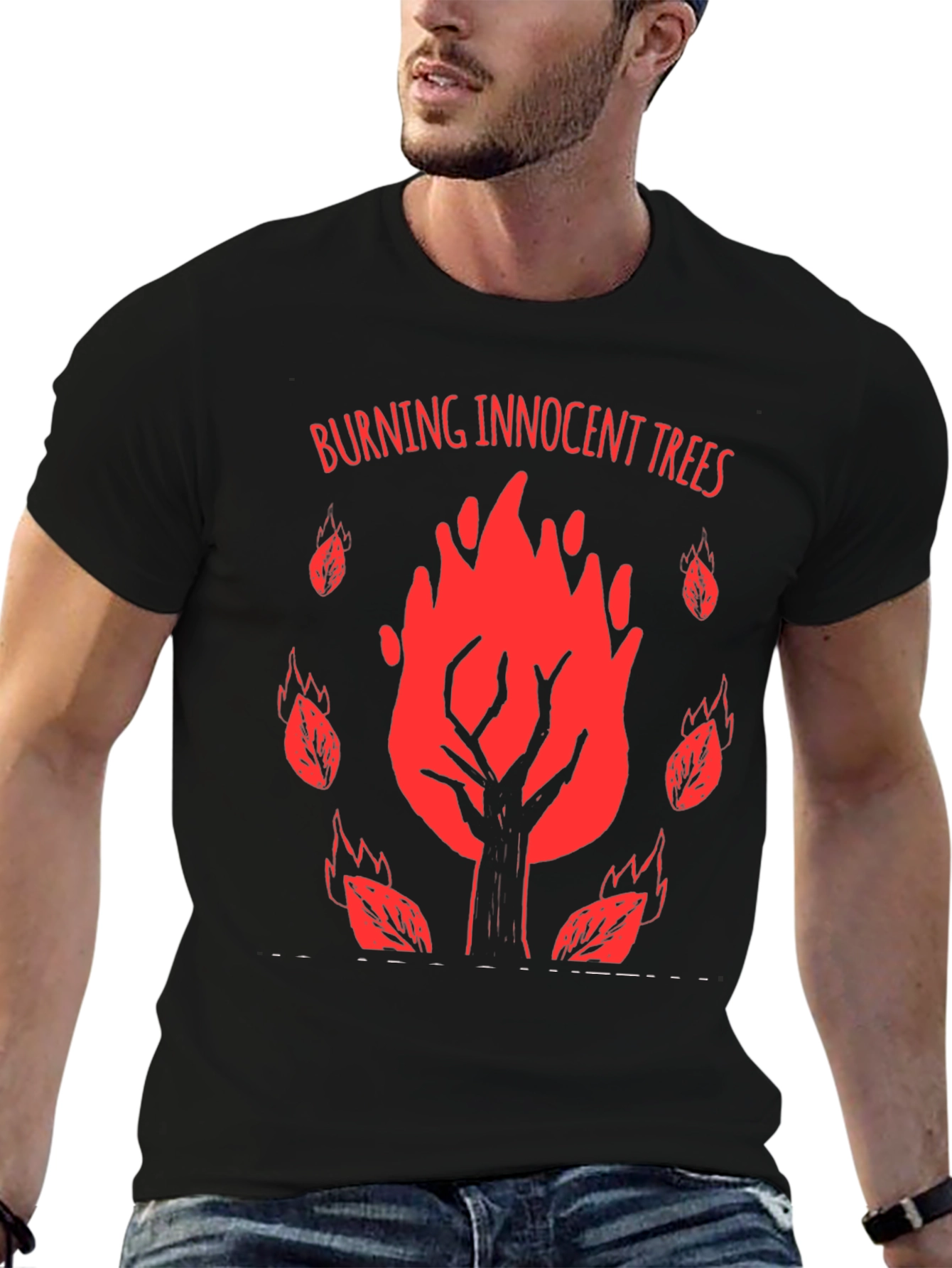Burning Innocent Trees Graphic Tee