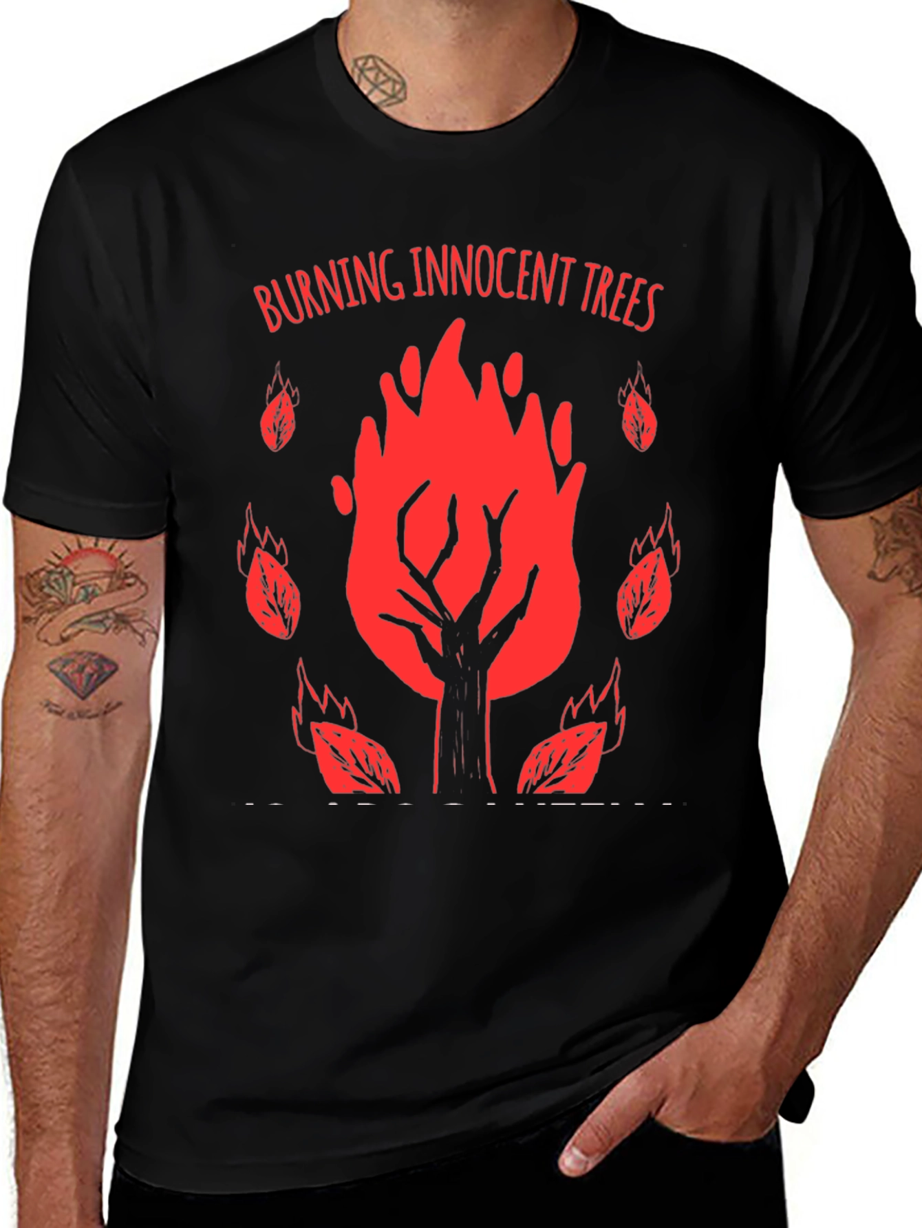 Burning Innocent Trees Graphic Tee