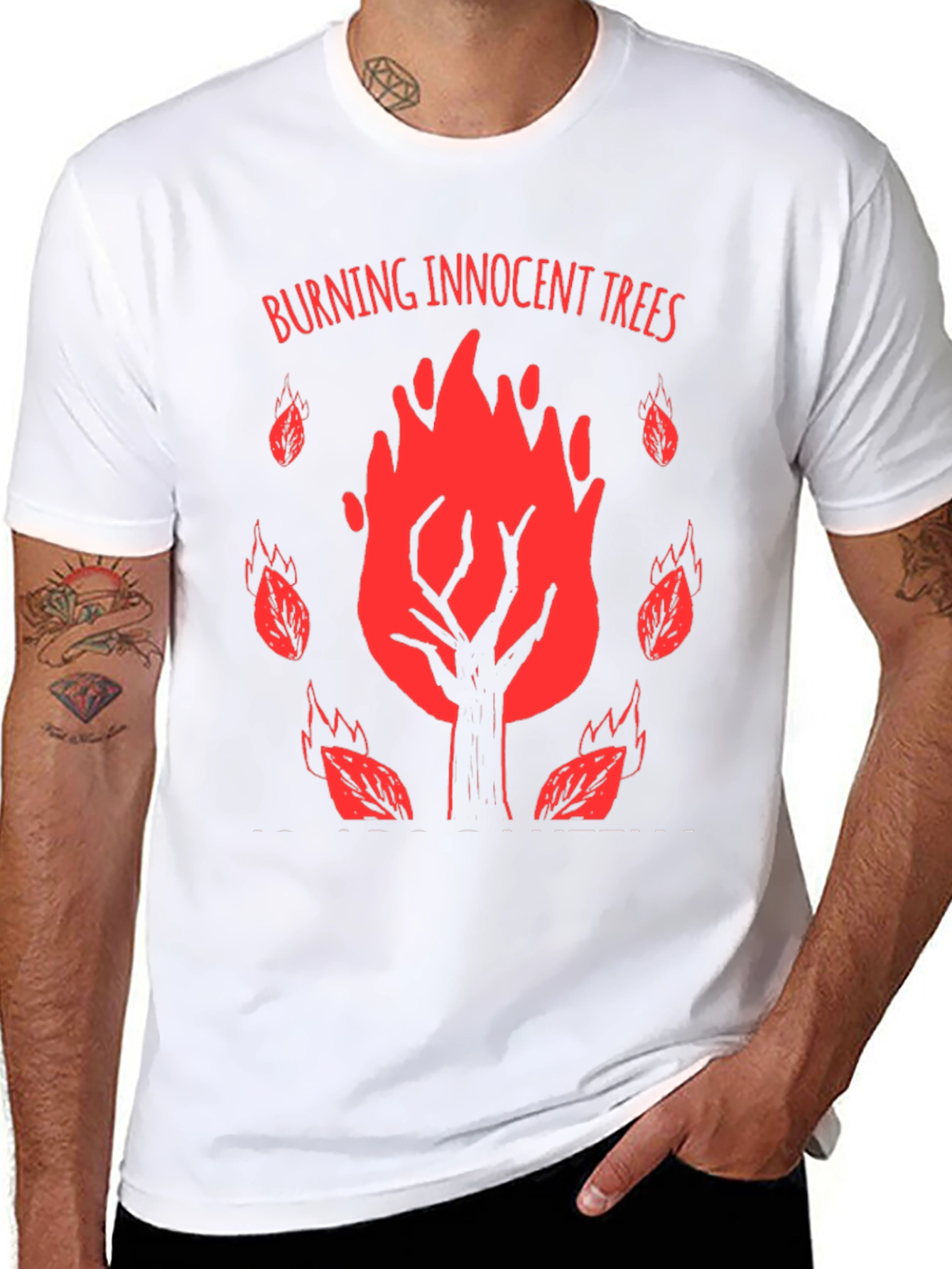 Burning Innocent Trees Graphic Tee