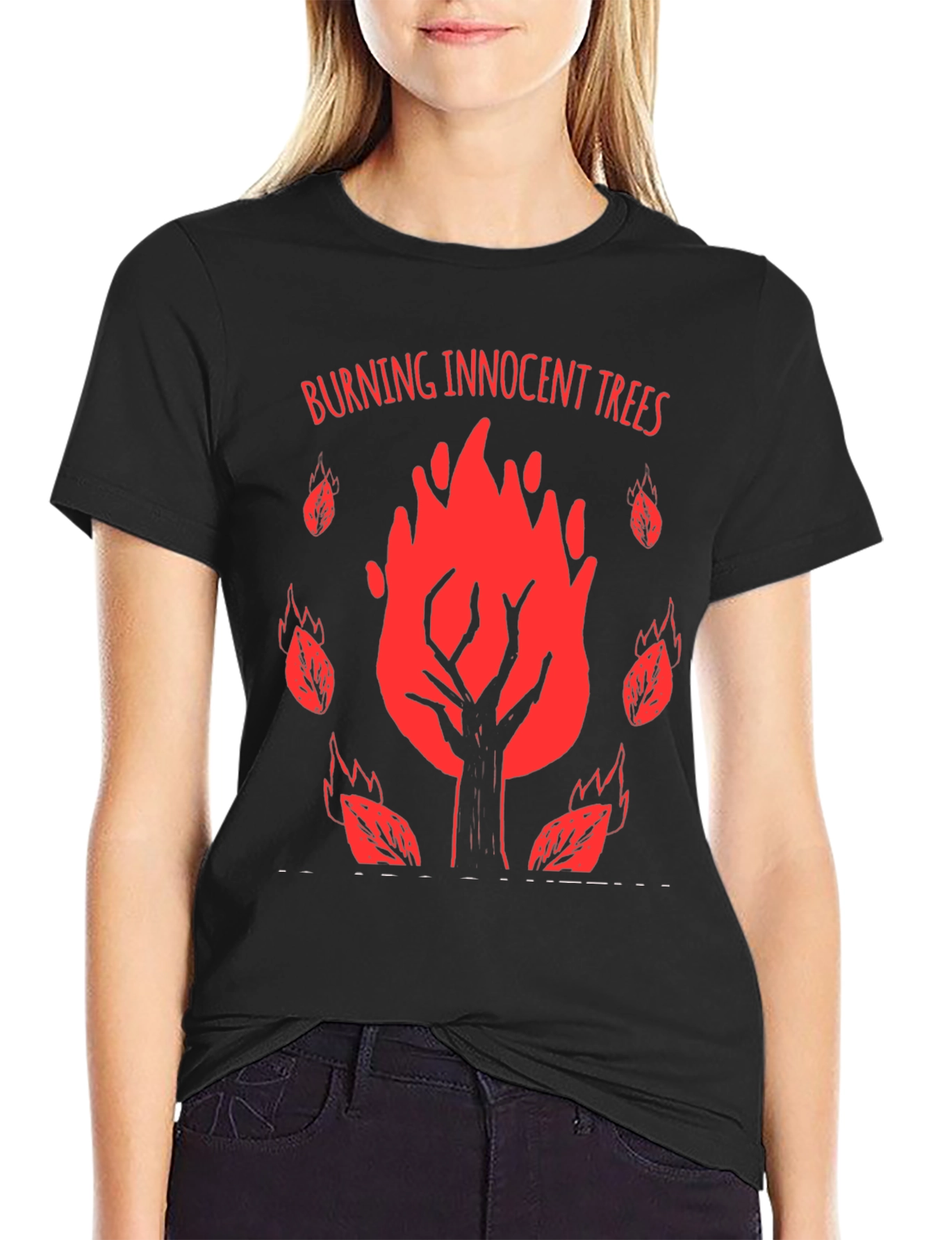 Burning Innocent Trees Graphic Tee