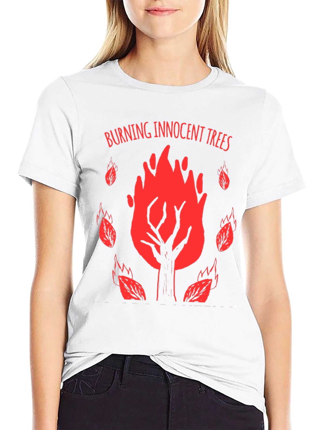 Burning Innocent Trees Graphic Tee