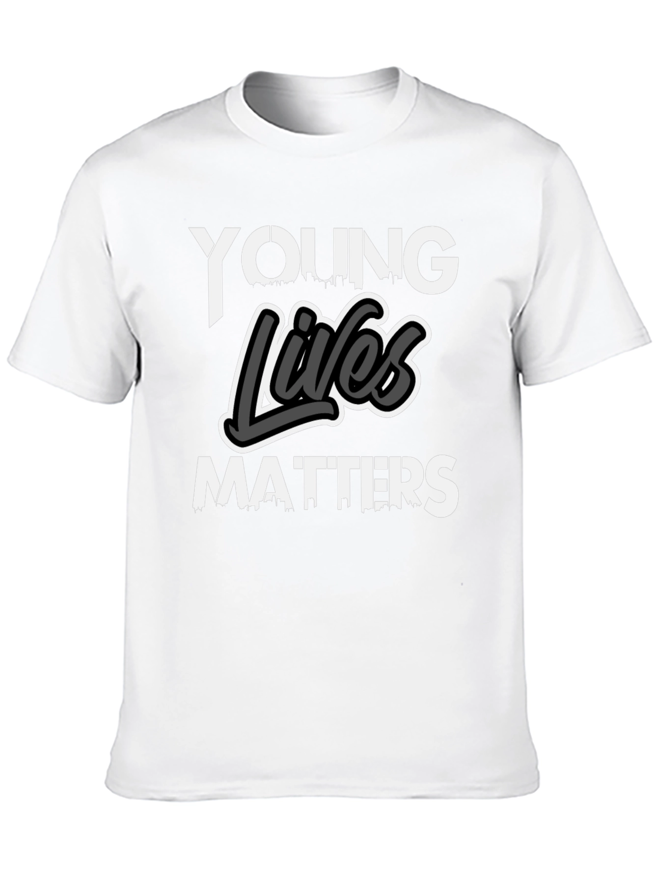 Young Lives Matters Graphic Tee - Stylish Statement Shirt
