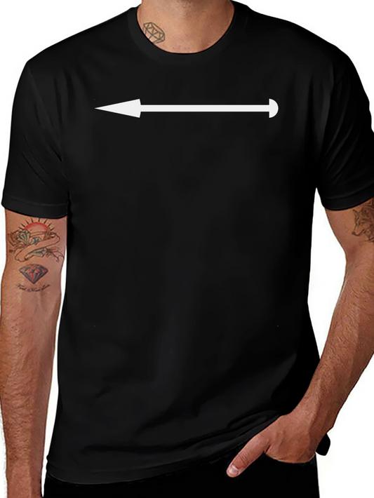 Arrow Graphic Black T-Shirt - Point the Way!