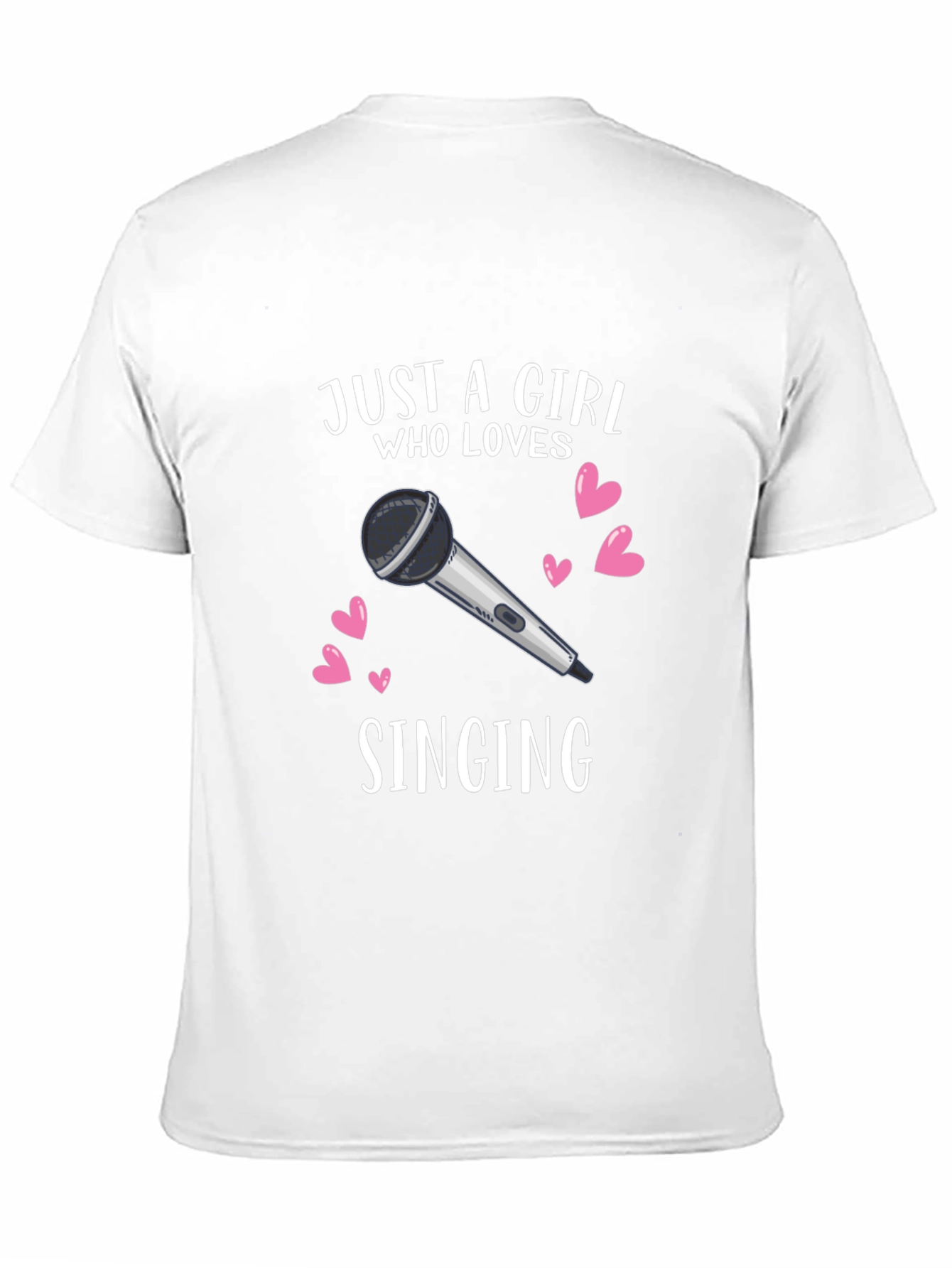 Girl Who Loves Singing Graphic T-Shirt