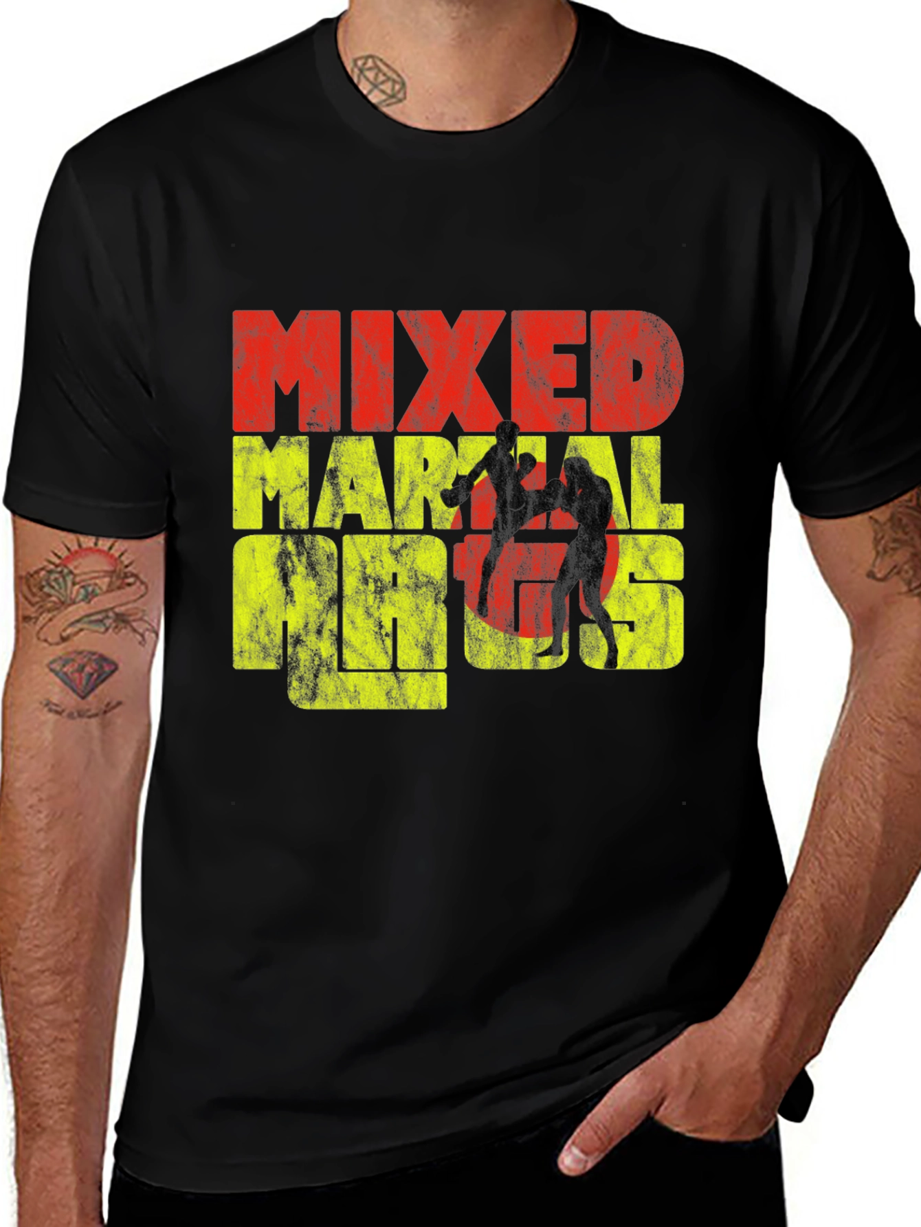 Mixed Martial Arts Graphic T-Shirt