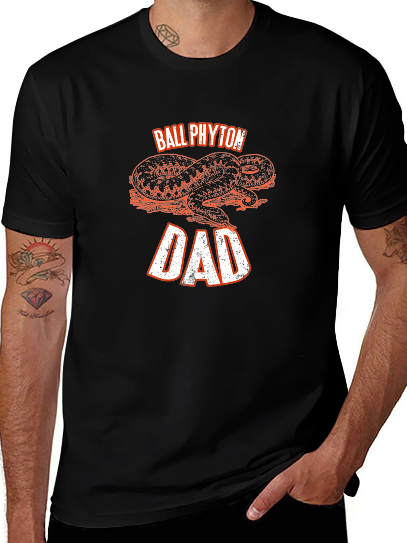 Ball Python Dad T-Shirt