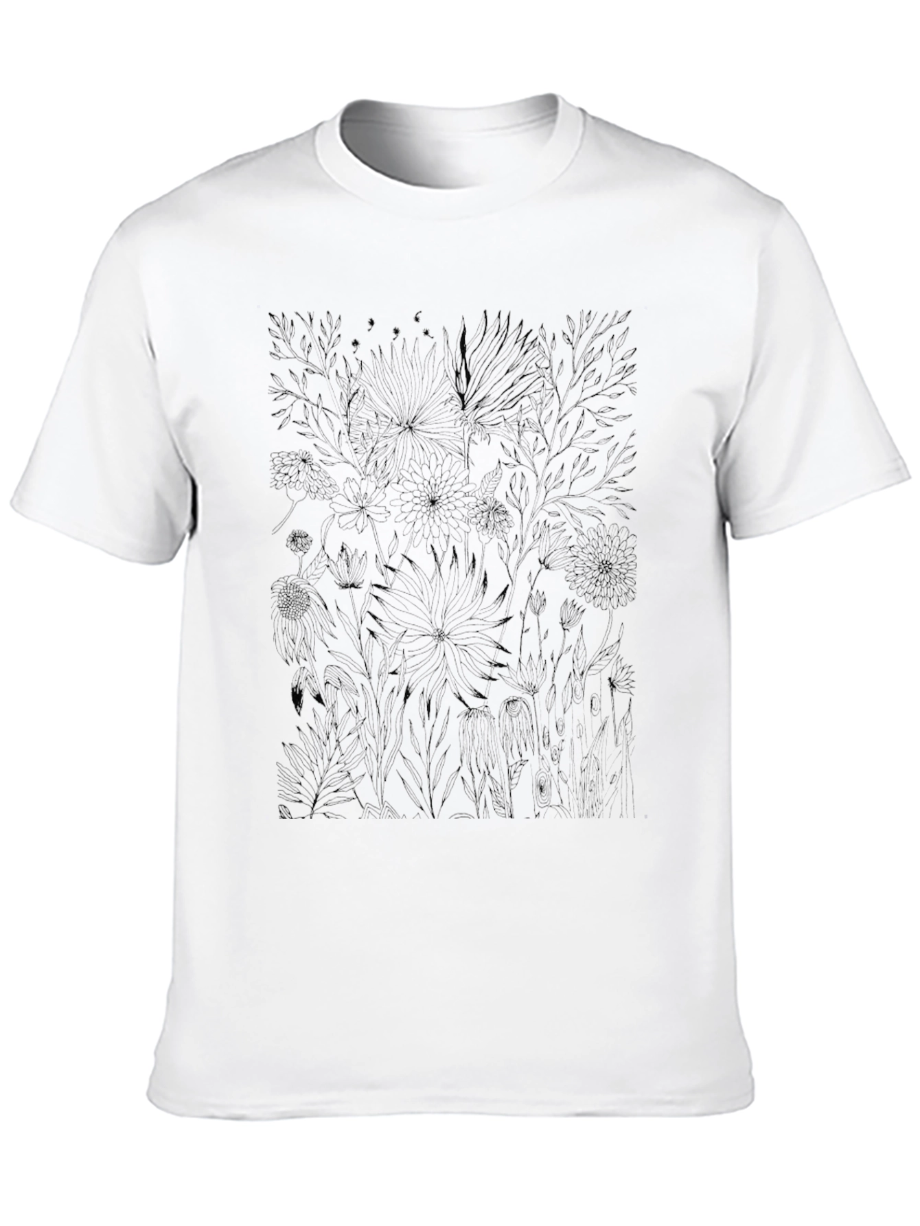 Black Graphic Tee - Mystery Design