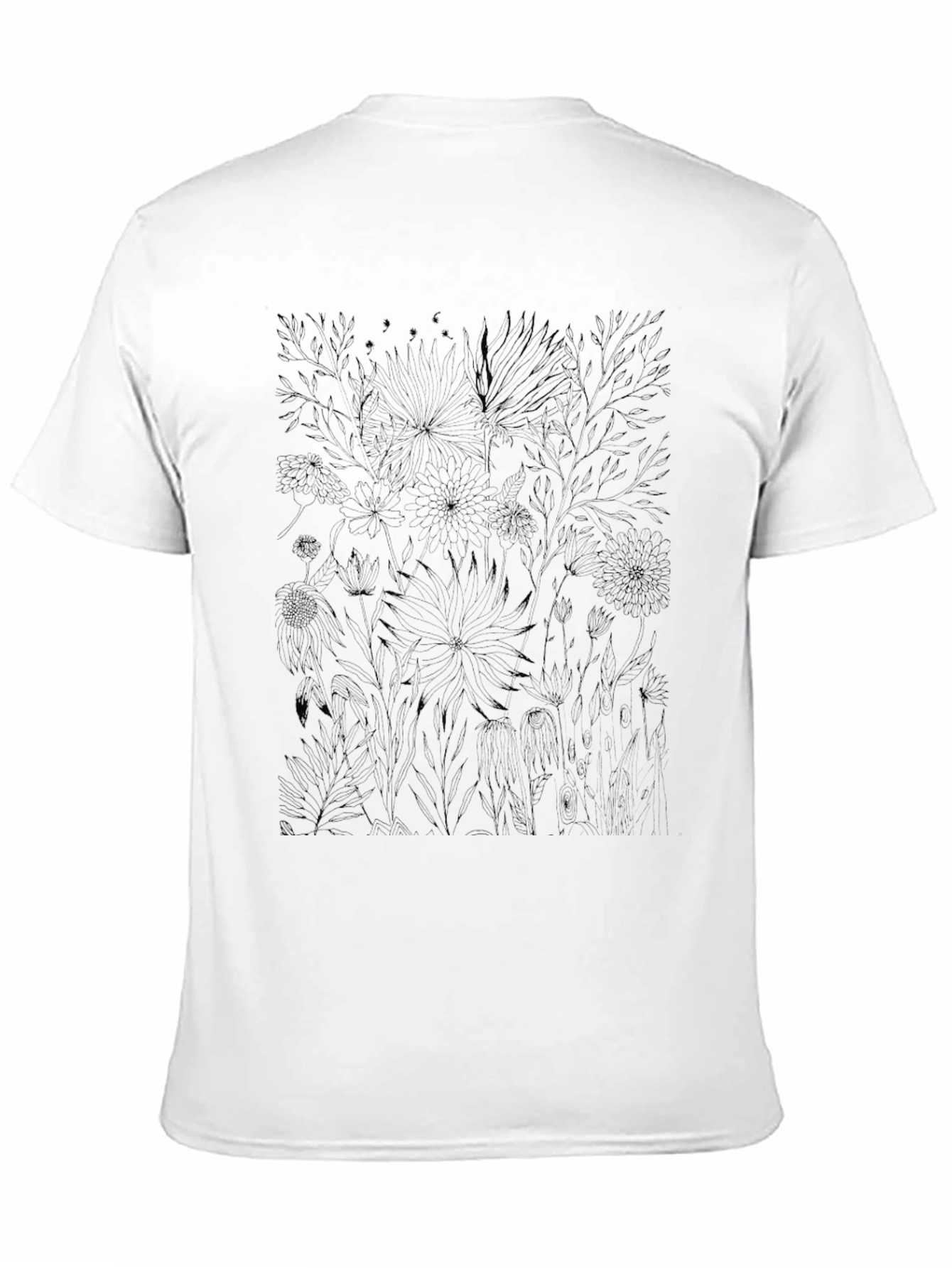 Black Graphic Tee - Mystery Design
